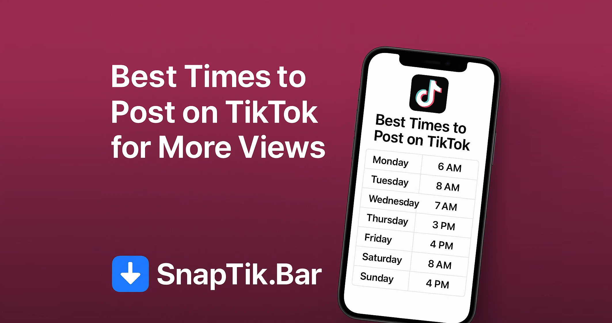 Best Times to Post on TikTok for More Views